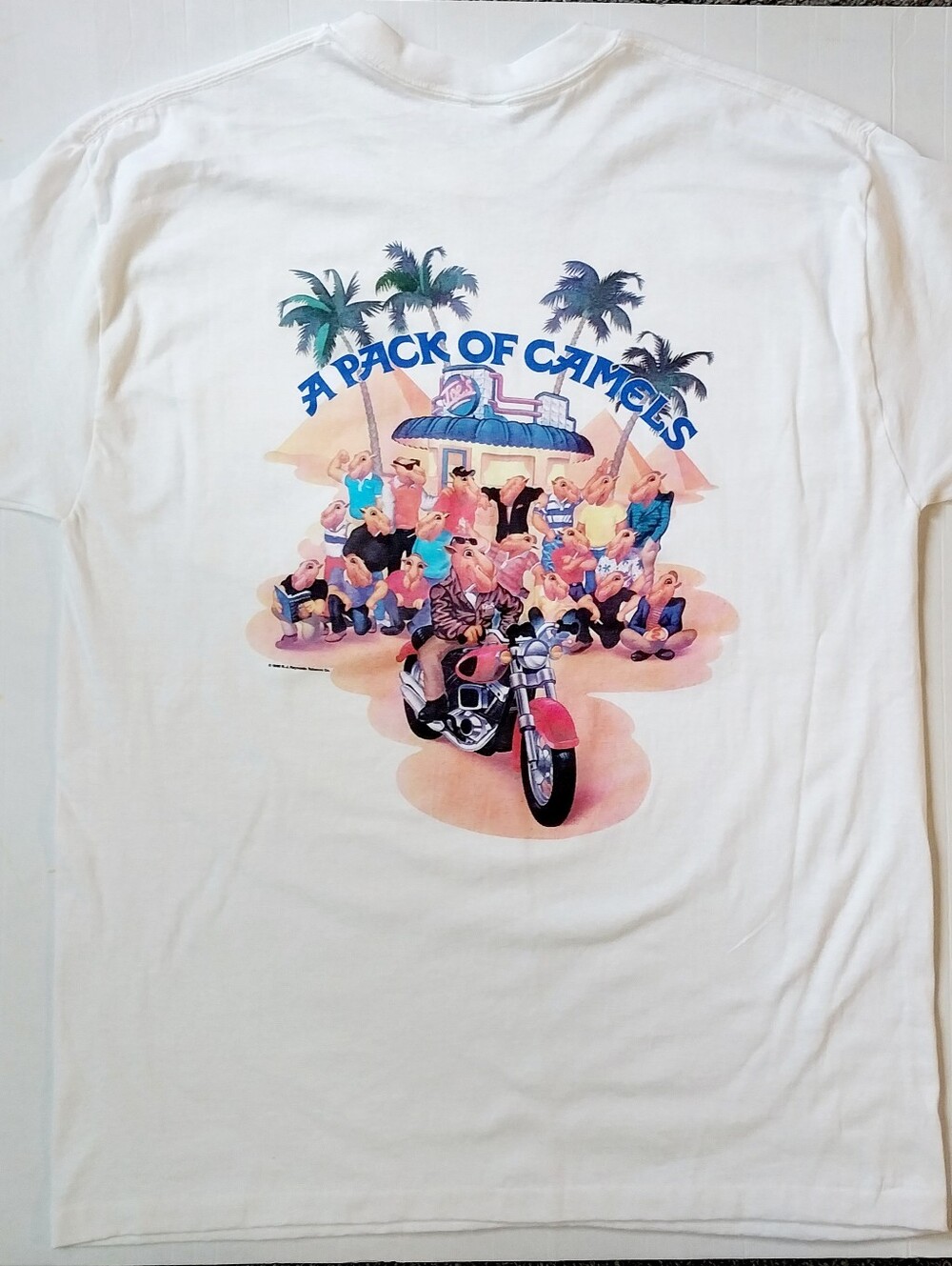 Vintage 90s A Pack Of Camel 1990 Single Stich Size XL